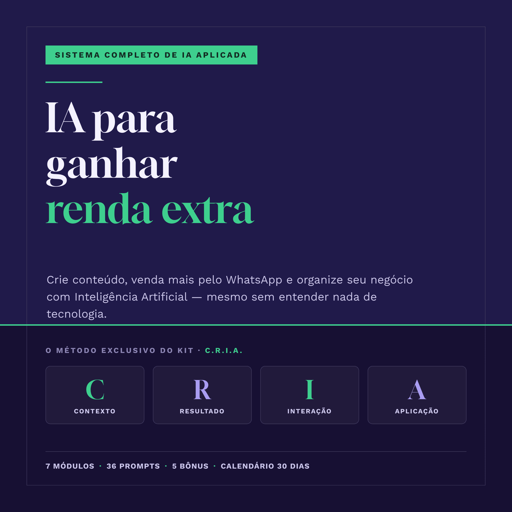 Capa do produto IA para Ganhar Renda Extra
